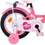 Bicicletta per bambini Volare Ashley - Ragazze - 14 pollici - Rosa/Rosso