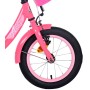 Bicicletta per bambini Volare Ashley - Ragazze - 14 pollici - Rosa/Rosso