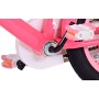 Bicicletta per bambini Volare Ashley - Ragazze - 14 pollici - Rosa/Rosso