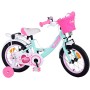 Bicicletta per bambini Volare Ashley - Ragazze - 14 pollici - Verde - Due freni a mano