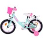 Bicicletta per bambini Volare Ashley - Ragazze - 14 pollici - Verde - Due freni a mano