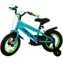 Bicicletta per bambini Volare Rocky - Ragazzi - 12 pollici - Verde - Due freni a mano