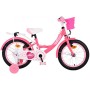 Bicicletta per bambini Volare Ashley - Ragazze - 16 pollici - Rosa/Rosso - Due freni a mano