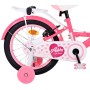 Bicicletta per bambini Volare Ashley - Ragazze - 16 pollici - Rosa/Rosso - Due freni a mano