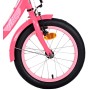 Bicicletta per bambini Volare Ashley - Ragazze - 16 pollici - Rosa/Rosso - Due freni a mano