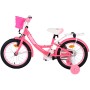 Bicicletta per bambini Volare Ashley - Ragazze - 16 pollici - Rosa/Rosso - Due freni a mano