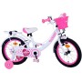 Bicicletta per bambini Volare Ashley - Ragazze - 16 pollici - Bianca - Due freni a mano