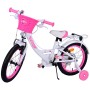 Bicicletta per bambini Volare Ashley - Ragazze - 16 pollici - Bianca - Due freni a mano