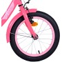 Bicicletta per bambini Volare Ashley - Ragazze - 16 pollici - Rosa/Rosso