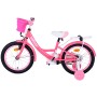 Bicicletta per bambini Volare Ashley - Ragazze - 16 pollici - Rosa/Rosso