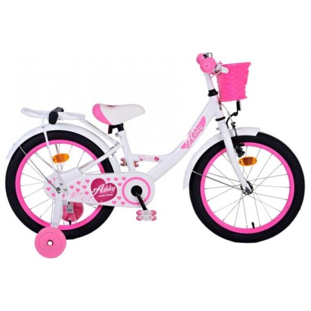 Bicicletta per bambini Volare Ashley - Ragazze - 18 pollici - Bianca