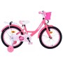 Bicicletta per bambini Volare Ashley - Ragazze - 18 pollici - Rosa/Rosso