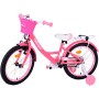 Bicicletta per bambini Volare Ashley - Ragazze - 18 pollici - Rosa/Rosso