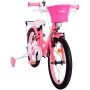 Bicicletta per bambini Volare Ashley - Ragazze - 18 pollici - Rosa/Rosso - Due freni a mano