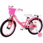 Bicicletta per bambini Volare Ashley - Ragazze - 18 pollici - Rosa/Rosso - Due freni a mano