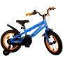 Bicicletta per bambini Volare Rocky - Ragazzi - 14 pollici - Blu - Due freni a mano