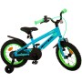 Bicicletta per bambini Volare Rocky - Ragazzi - 14 pollici - Verde