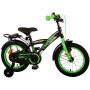 Bicicletta per bambini Volare Thombike - ragazzo - 14 pollici - nera verde