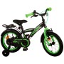 Bicicletta per bambini Volare Thombike - ragazzo - 14 pollici - nera verde