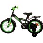 Bicicletta per bambini Volare Thombike - ragazzo - 14 pollici - nera verde