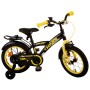 Bicicletta per bambini Volare Thombike - Ragazzi - 14 pollici - Nero Giallo