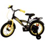 Bicicletta per bambini Volare Thombike - Ragazzi - 14 pollici - Nero Giallo