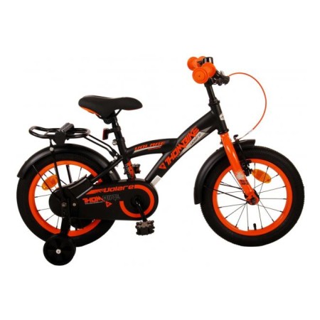 Bicicletta per bambini Volare Thombike - ragazzo - 14 pollici - nero arancione