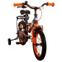 Bicicletta per bambini Volare Thombike - ragazzo - 14 pollici - nero arancione