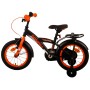 Bicicletta per bambini Volare Thombike - ragazzo - 14 pollici - nero arancione