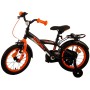 Bicicletta per bambini Volare Thombike - ragazzo - 14 pollici - nero arancione