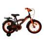 Volare Thombike Bicicletta per bambini - Ragazzi - 14 pollici - Nera Arancione - Due freni a mano