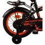 Volare Thombike Bicicletta per bambini - Ragazzi - 14 pollici - Nera Arancione - Due freni a mano