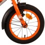 Volare Thombike Bicicletta per bambini - Ragazzi - 14 pollici - Nera Arancione - Due freni a mano