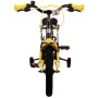 Volare Thombike Bicicletta per bambini - Ragazzi - 14 pollici - Nera Gialla - Due freni a mano