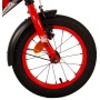 Volare Thombike Bicicletta per bambini - Ragazzi - 14 pollici - Nera Rossa - Due freni a mano