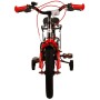 Volare Thombike Bicicletta per bambini - Ragazzi - 14 pollici - Nera Rossa - Due freni a mano