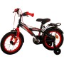 Volare Thombike Bicicletta per bambini - Ragazzi - 14 pollici - Nera Rossa - Due freni a mano