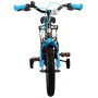 Volare Thombike Bicicletta per bambini - Ragazzi - 14 pollici - Nera Blu - Due freni a mano