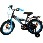 Volare Thombike Bicicletta per bambini - Ragazzi - 14 pollici - Nera Blu - Due freni a mano