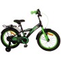 Bicicletta per bambini Volare Thombike - ragazzo - 16 pollici - nera verde