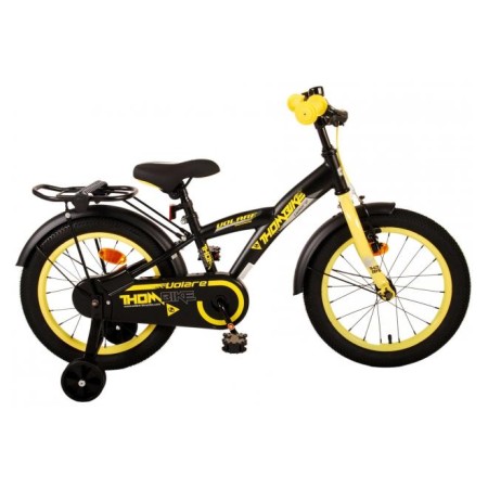 Bicicletta per bambini Volare Thombike - Ragazzi - 16 pollici - Nero Giallo