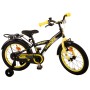 Bicicletta per bambini Volare Thombike - Ragazzi - 16 pollici - Nero Giallo