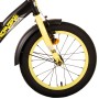 Bicicletta per bambini Volare Thombike - Ragazzi - 16 pollici - Nero Giallo