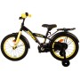 Bicicletta per bambini Volare Thombike - Ragazzi - 16 pollici - Nero Giallo