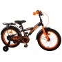 Bicicletta per bambini Volare Thombike - ragazzo - 16 pollici - nero arancione