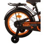 Bicicletta per bambini Volare Thombike - ragazzo - 16 pollici - nero arancione