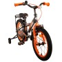 Bicicletta per bambini Volare Thombike - ragazzo - 16 pollici - nero arancione