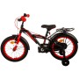 Volare Thombike Bicicletta per bambini - Ragazzi - 16 pollici - Nera Rossa - Due freni a mano