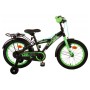 Volare Thombike Bicicletta per bambini - Ragazzi - 16 pollici - Nera Verde - Due freni a mano