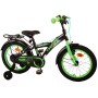 Volare Thombike Bicicletta per bambini - Ragazzi - 16 pollici - Nera Verde - Due freni a mano